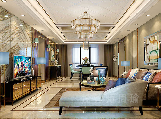 欧美性爱稀饭世纪江尚三室两厅168平装修设计效果欣赏
